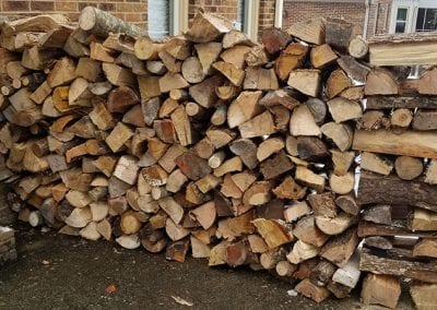 Stacked Firewood Delivery
